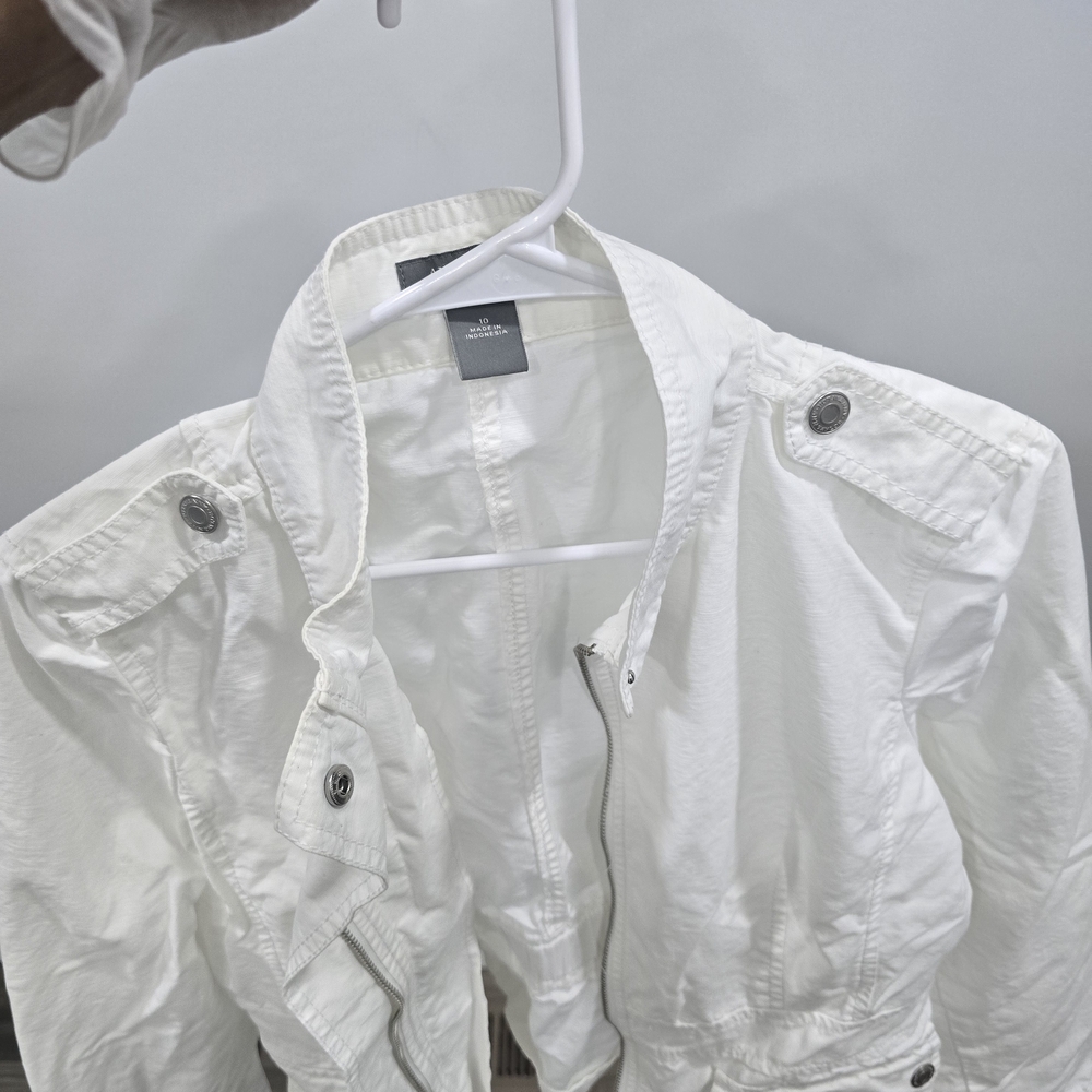 Ann Taylor Ivory A-Line Jacket